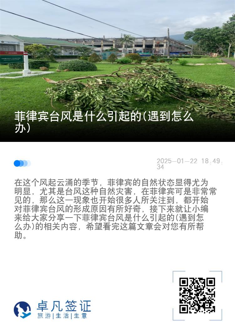 菲律宾台风是什么引起的(遇到怎么办)